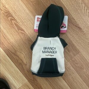Branch Manager Dog Hoodie